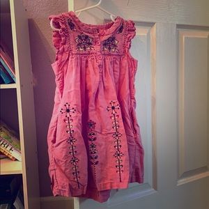 Tea Collection Linen 5t Dress, pockets